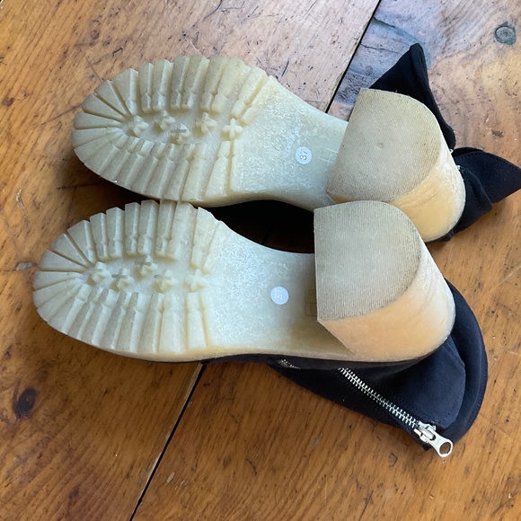 Free People Jack Zip Boot in Onyx suede platform boot. Size 37 - Picture 8 of 13